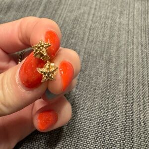 Pandora Rose Gold Starfish Stud Earrings